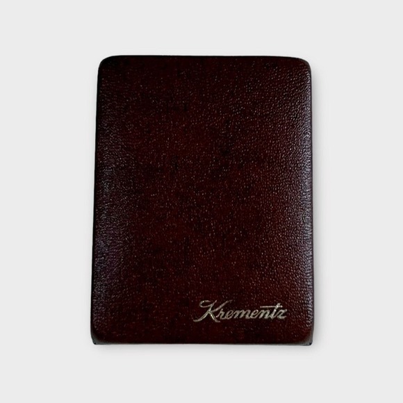 Vintage Krementz 70s 14 KT Gold Overlay Genuine Opal Green Leaf Pendent Necklace - Picture 4 of 12